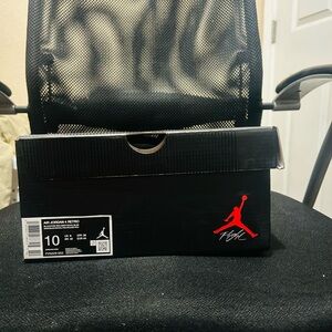 Jordan Black and Red Sneakers